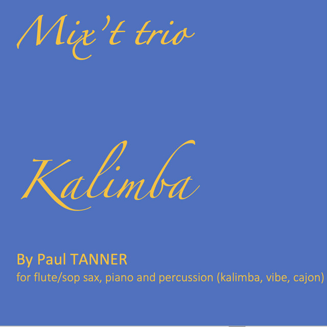 Kalimba , Adam Pinto (piano) & Paul Tanner (percussion)) artwork
