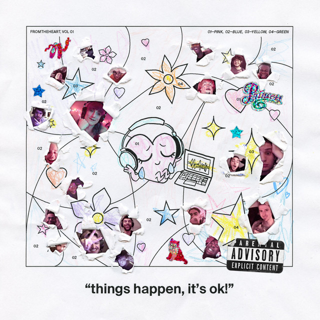 "things happen, it's ok!" cover art