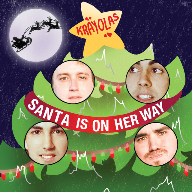 Santa Is On Her Way cover art