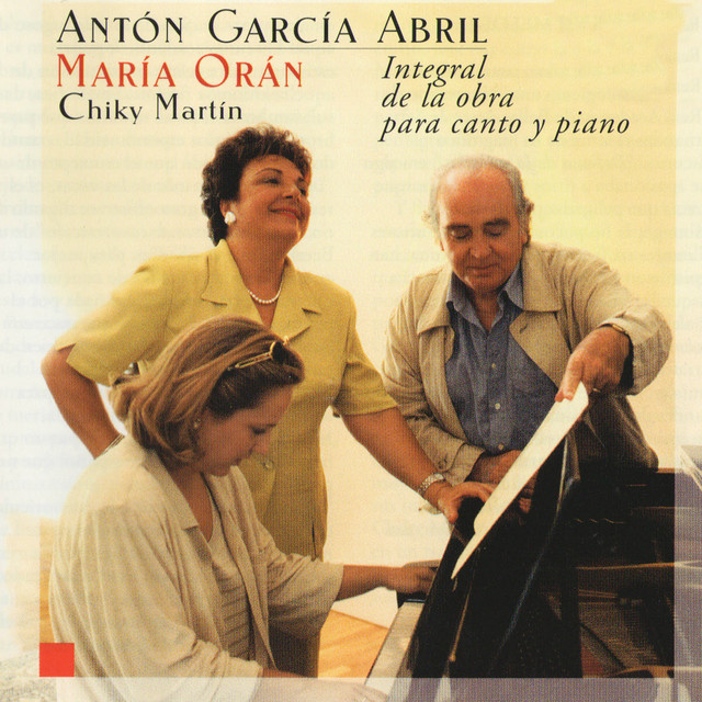 Antón García Abril. Integral de la Obra para Canto y Piano cover art