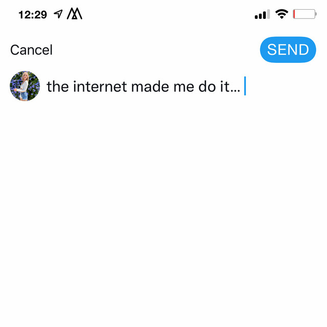 the internet made me do it (the comment songs) cover art