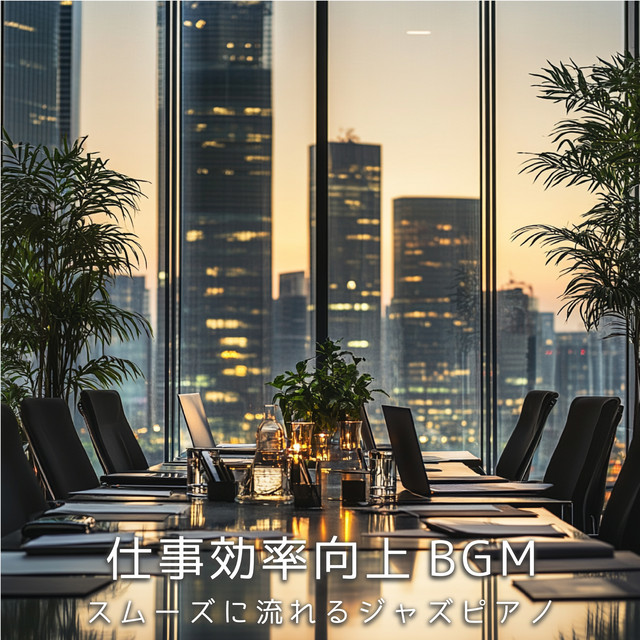 BGM to improve work efficiency - smooth-flowing jazz piano cover art