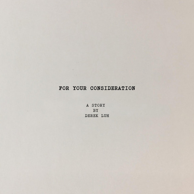 For Your Consideration cover art