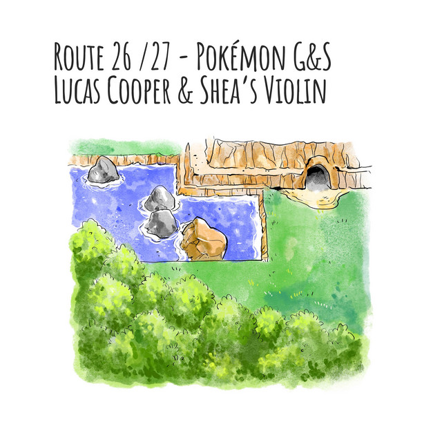 Route 26 / 27 (From "Pokémon Gold and Silver") - Piano & Violin