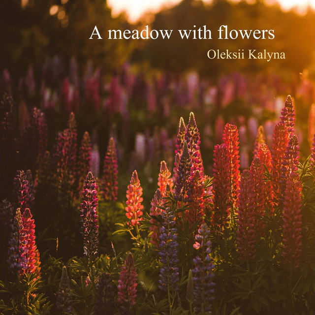 Обкладинка: A meadow with flowers — Oleksii Kalyna