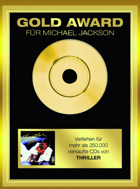(未開封) マイケル・ジャクソン「THRILLER」(GOLD CD) Michael Jackson – Thriller – CD (Gold Disc, Album, Stereo), 1983