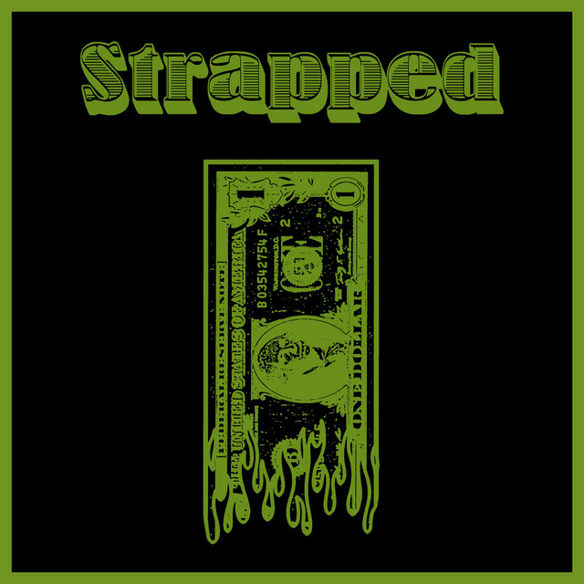 Strapped cover art