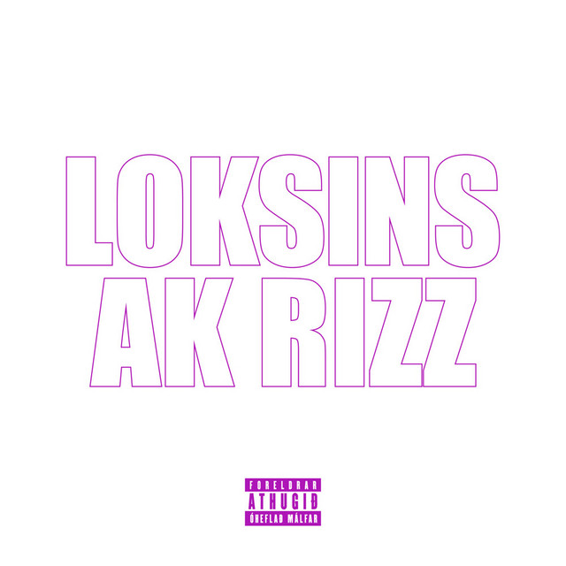 Loksins: AK Rizz cover art