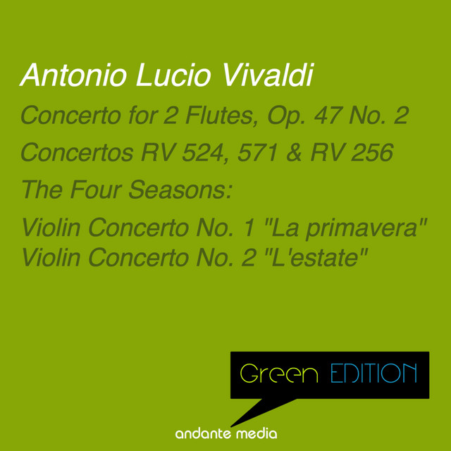 Green Edition - Vivaldi: Concerto for 2 Flutes, Op. 47 No. 2 & The Four Seasons "La primavera" - "L'estate" cover art