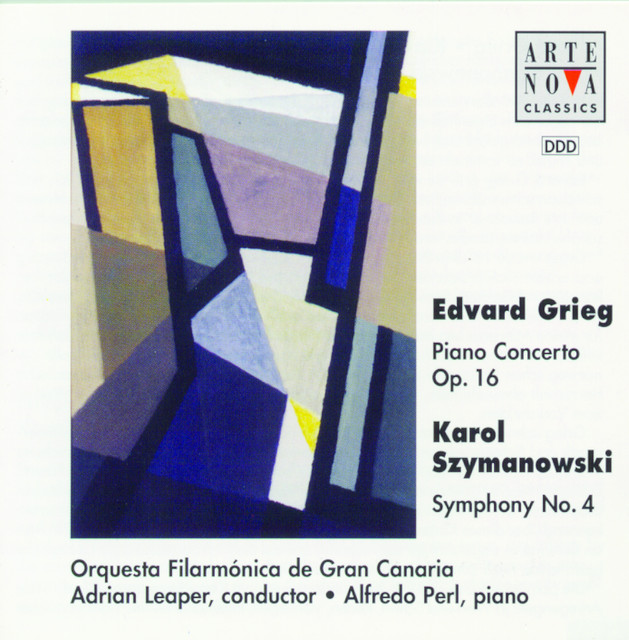 Grieg: Piano Concerto; Szymanowski: Symphony No. 4 "Symphonie concertante" cover art