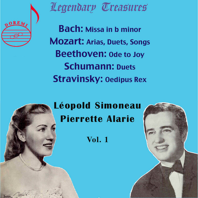 Léopold Simoneau & Pierrette Alarie, Vol. 1 cover