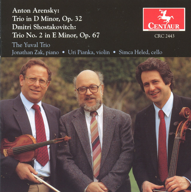 Arensky: Trio in D Minor, Op. 32 - Shostakovitch: Trio No. 2 in E Minor, Op. 67