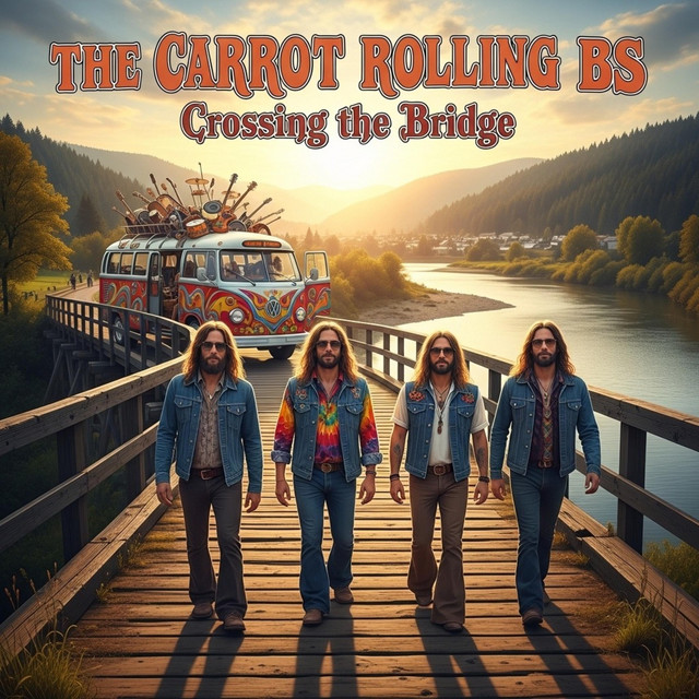 Album cover for Crossing the bridge by The Carrot Rolling Babies