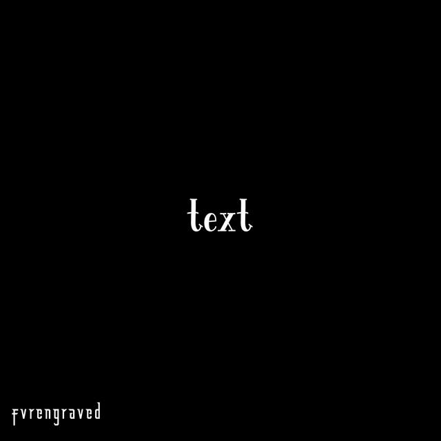 Text cover art