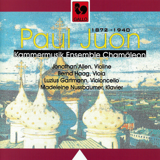 Paul Juon: Rhapsody, Op. 37 – Trio-Miniaturen Op. 18 & 24 – Pieces (4), Op. 28 – Sonata, Op. 7 & March, Op. 8 cover art