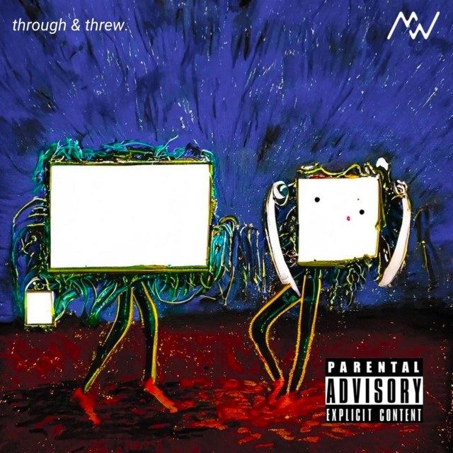 through & threw. cover art