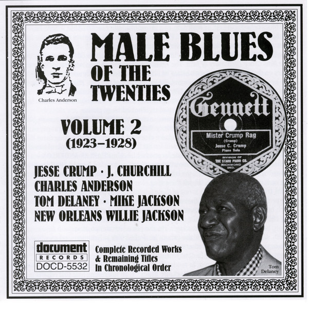 Male Blues Of The Twenties Vol. 2 (1923-1928) ‑「コンピレーション