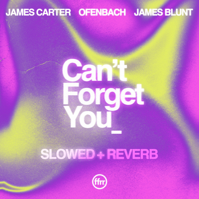Can’t Forget You (feat. James Blunt) - slowed + reverb