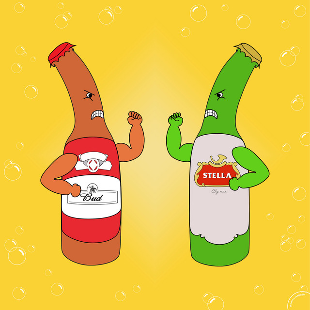 Bud or Stella cover
