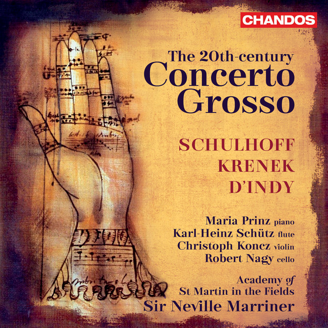 Schulhoff: Concerto doppio - Krenek: Concertino - D'Indy: Concert