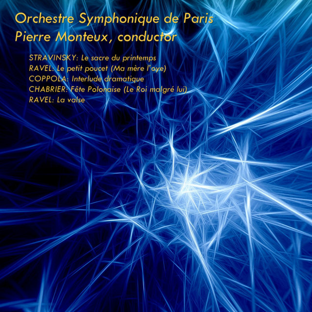 Monteux Conducts Stravinsky, Ravel, Coppola, Chabrier cover art