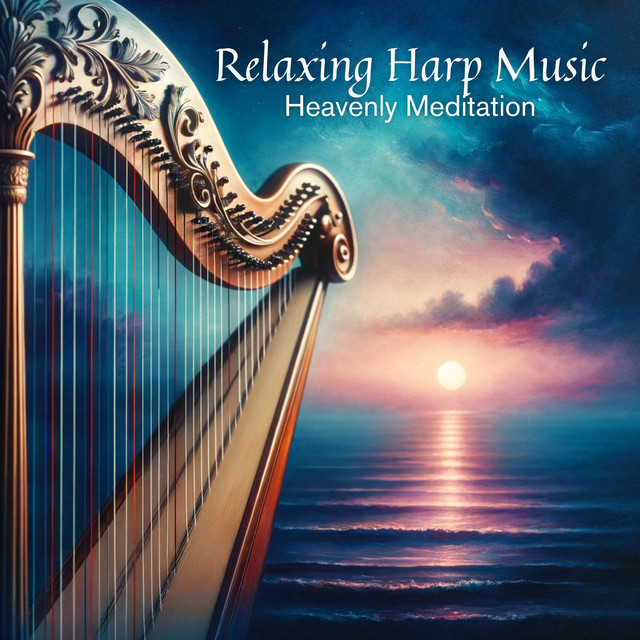 Relaxing Harp Music: Heavenly Meditation, Serene Ocean Sounds for Deep Relaxation and Inner Peace