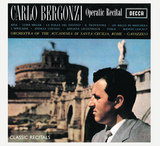 Carlo Bergonzi Recital cover art