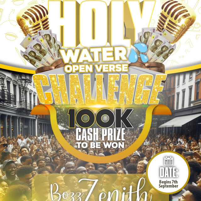 Holy water - Open verse challenge