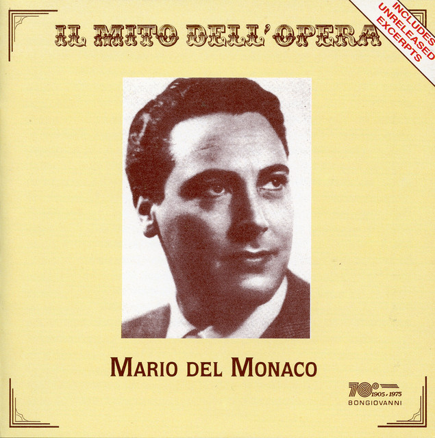 Il mito dell'opera: Mario del Monaco (Live)