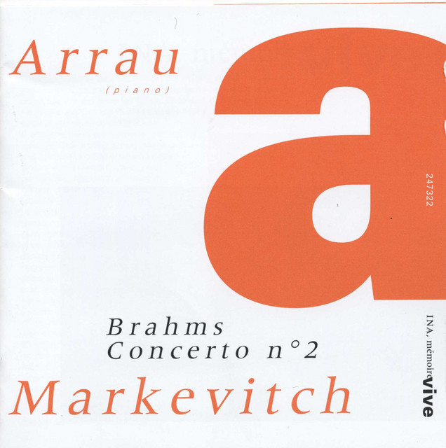 Cover du titre Concerto pour piano n° 2 en Si Bémol Majeur, Op. 83: II. Allegro appassionato