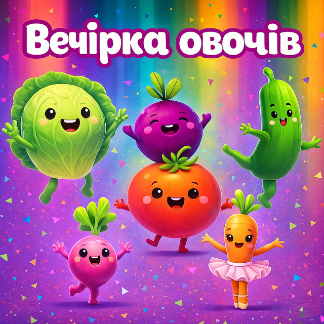 Обкладинка: Вечірка овочів — Співаночка Колиханочка