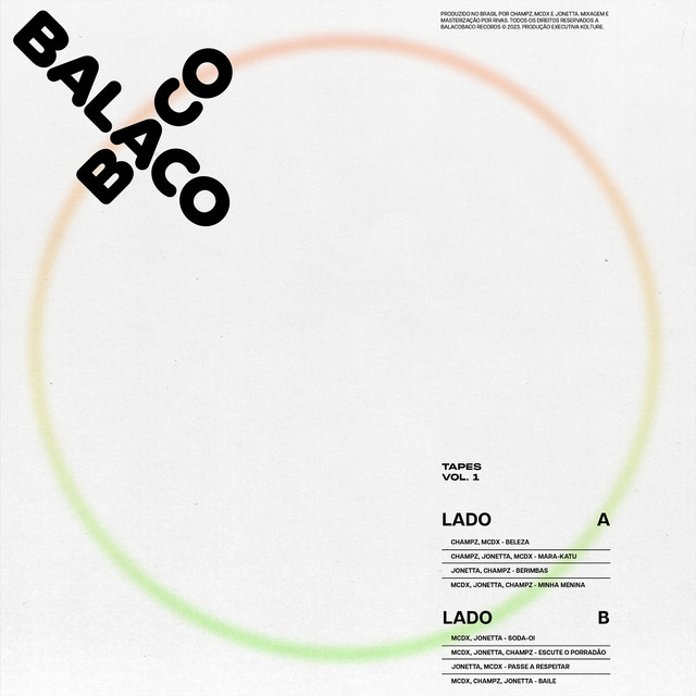 Balacobaco Tapes, Vol. 1 cover art