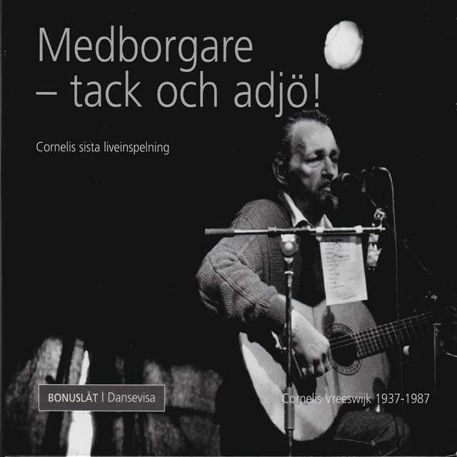 Medborgare - tack och adjö! Cornelis sista livespelning cover art