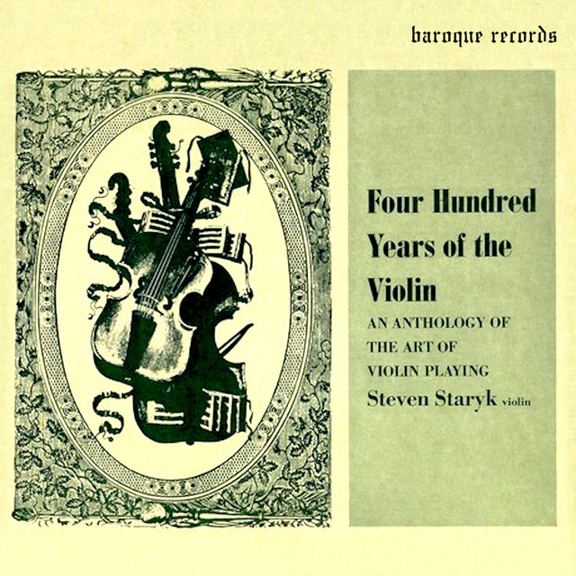 Four Hundred Years of the Violin - An Anthology of the Art of Violin Playing, Vol. 3 cover art