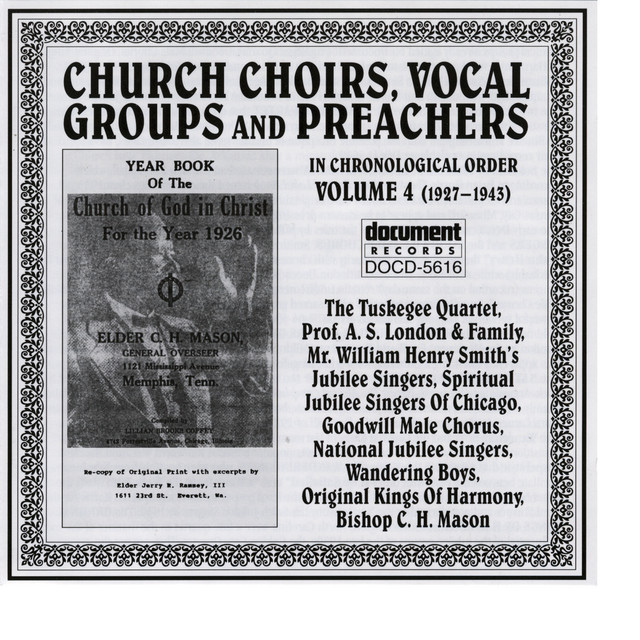 Church Choirs, Vocal Groups & Preachers Vol. 4 (1927-1943) cover
