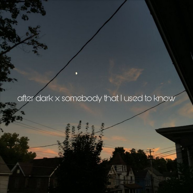 After Dark x Somebody that I used to know (Lofi) cover art