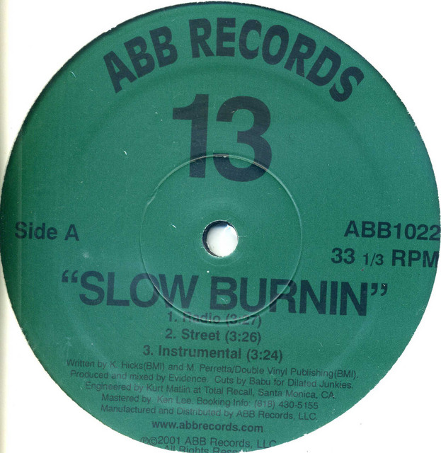 Slow Burnin/Cannibals cover art