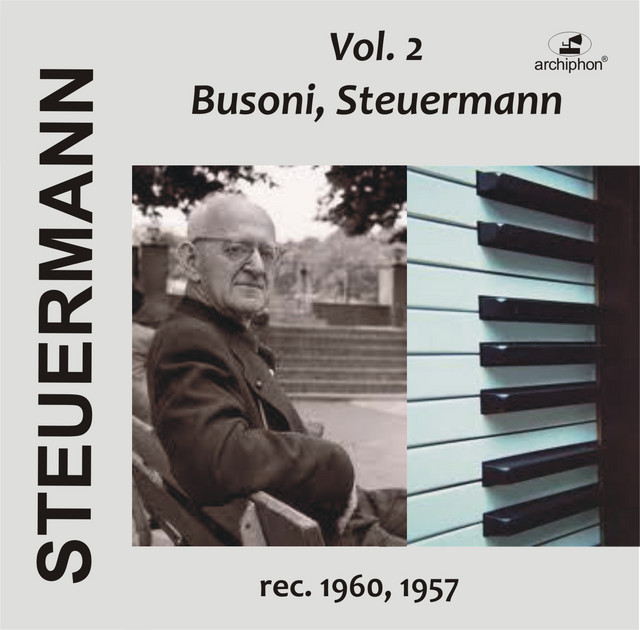 Eduard Steuermann, Vol. 2: Busoni, Steuermann cover art