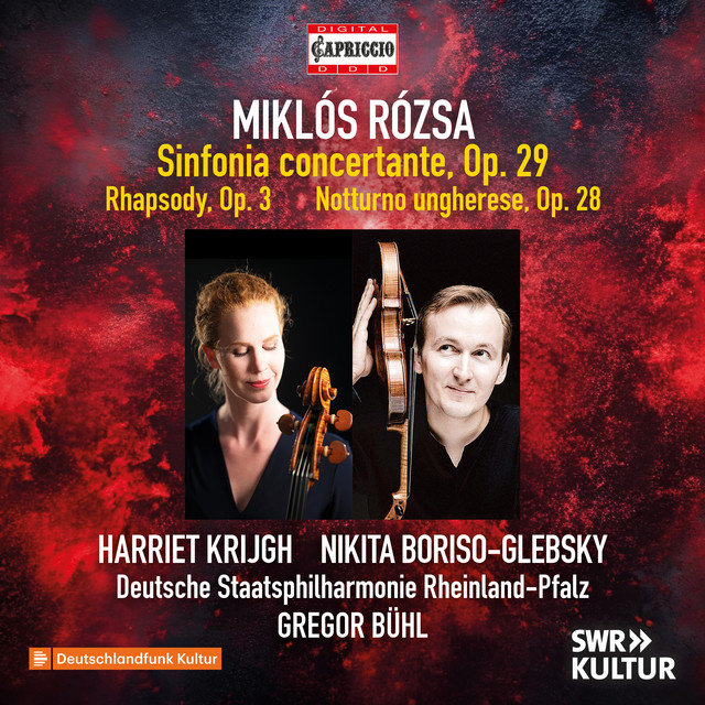 Rózsa: Sinfonia concertante, Op. 29, Cello Rhapsody, Op. 3 & Notturno ungherese, Op. 28