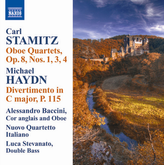 Stamitz, C.: Oboe Quartets, Op. 8, Nos. 1, 3, 4 / Haydn, M.: Divertimento in C Major cover art