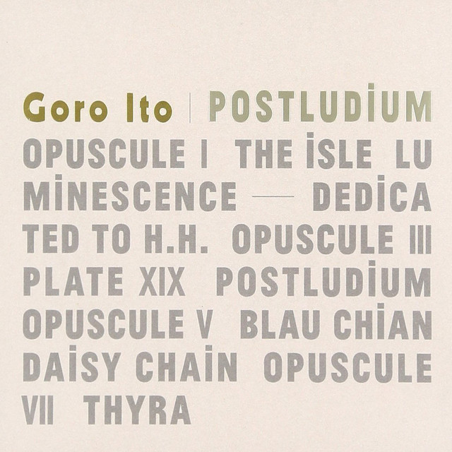 POSTLUDIUM cover art