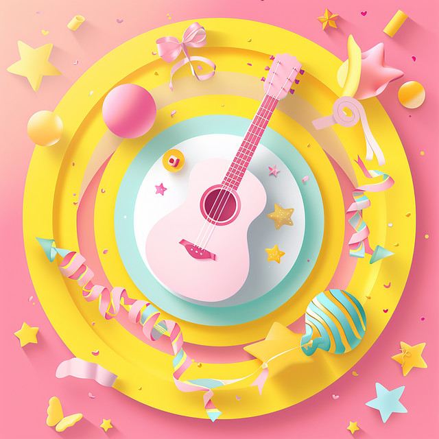 Kpop Idol Guitar #14 TWICE cover art
