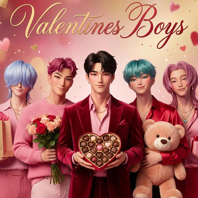 Album cover for Valentines Saja Boys Demon Hunters by Croco Beat