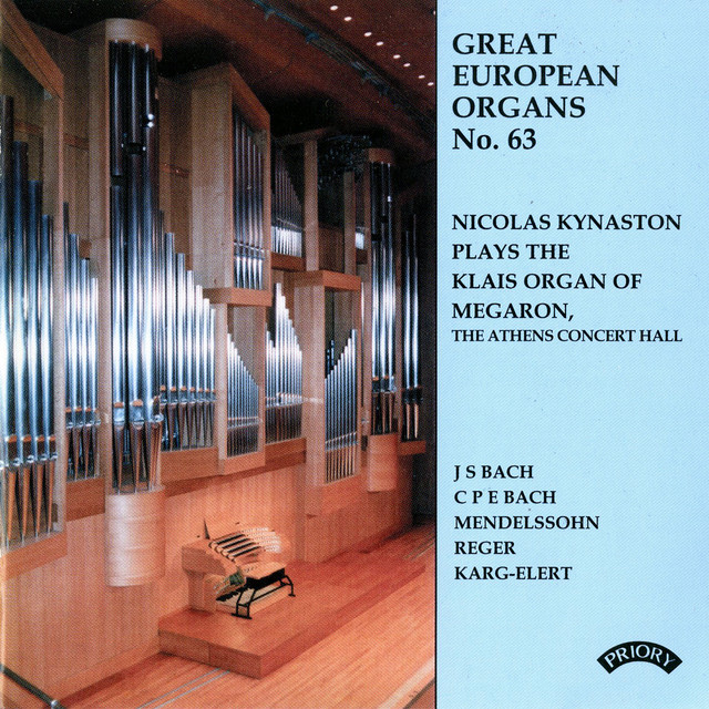 Great European Organs, Vol. 63: The Athens Concert Hall cover