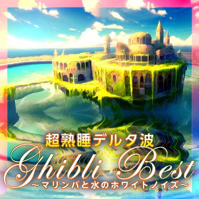 超熟睡デルタ波ジブリBEST ～マリンバと水のホワイトノイズ～ cover art