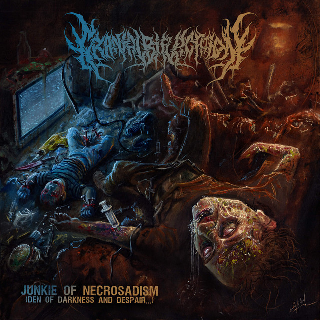 Junkie of Necrosadism (Den of Darkness and Despair...) cover