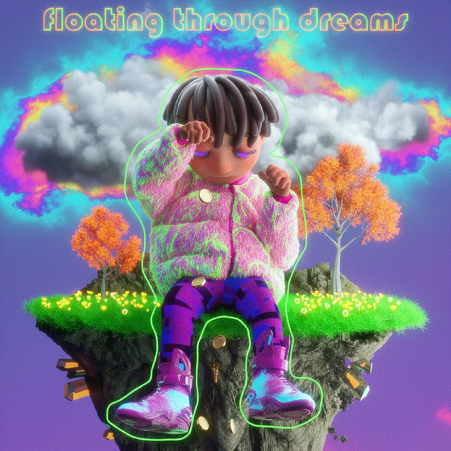 Album cover for floating through dreams by ZXKAII