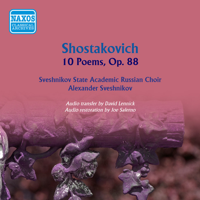 SHOSTAKOVICH Ten Poems　Ｏｐ．88　ショスタコーヴィッチ―無伴奏混声合唱のための「十の詩曲」 OGT502 OGT502 SHOSTAKOVICH Poems　Ｏｐ．88　ショスタコーヴィッチ―無伴奏混声合唱のための「十の詩曲」 Ten