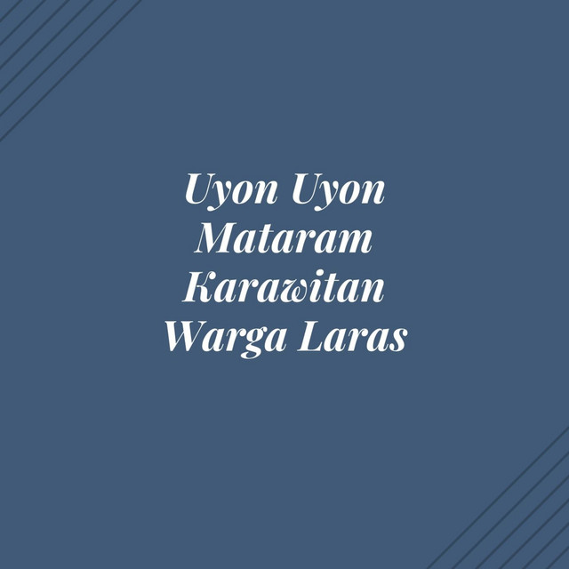 Uyon Uyon Mataram Karawitan Warga Laras cover art