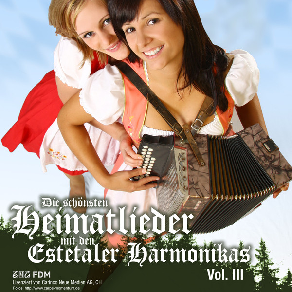 Die Schönsten Heimatlieder Mit Den Estetaler Harmonikas Vol.3 cover art